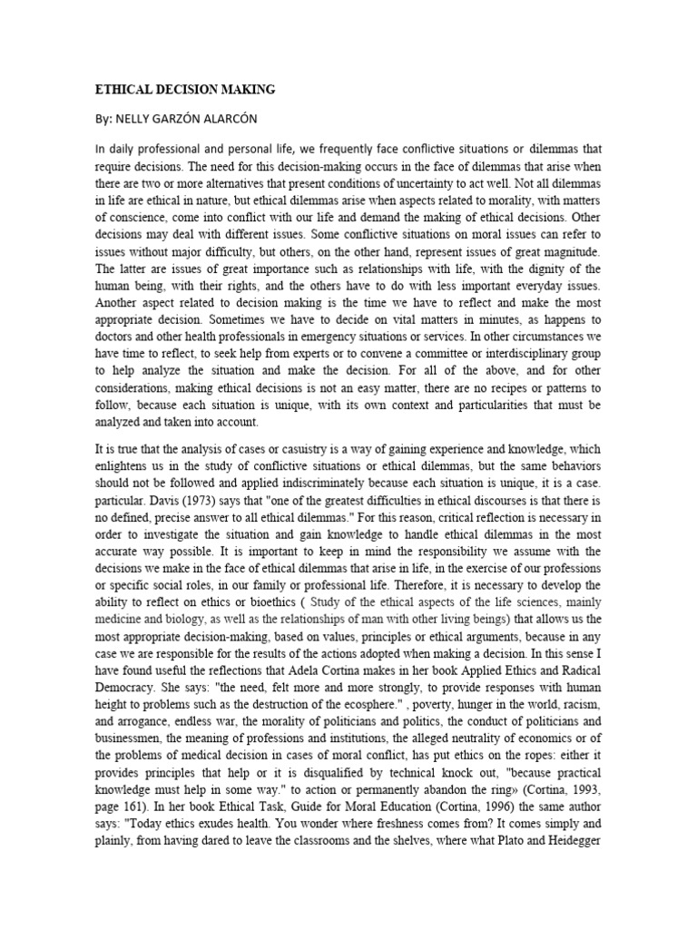 Ethical decision making pdf pdf autonomy decision making