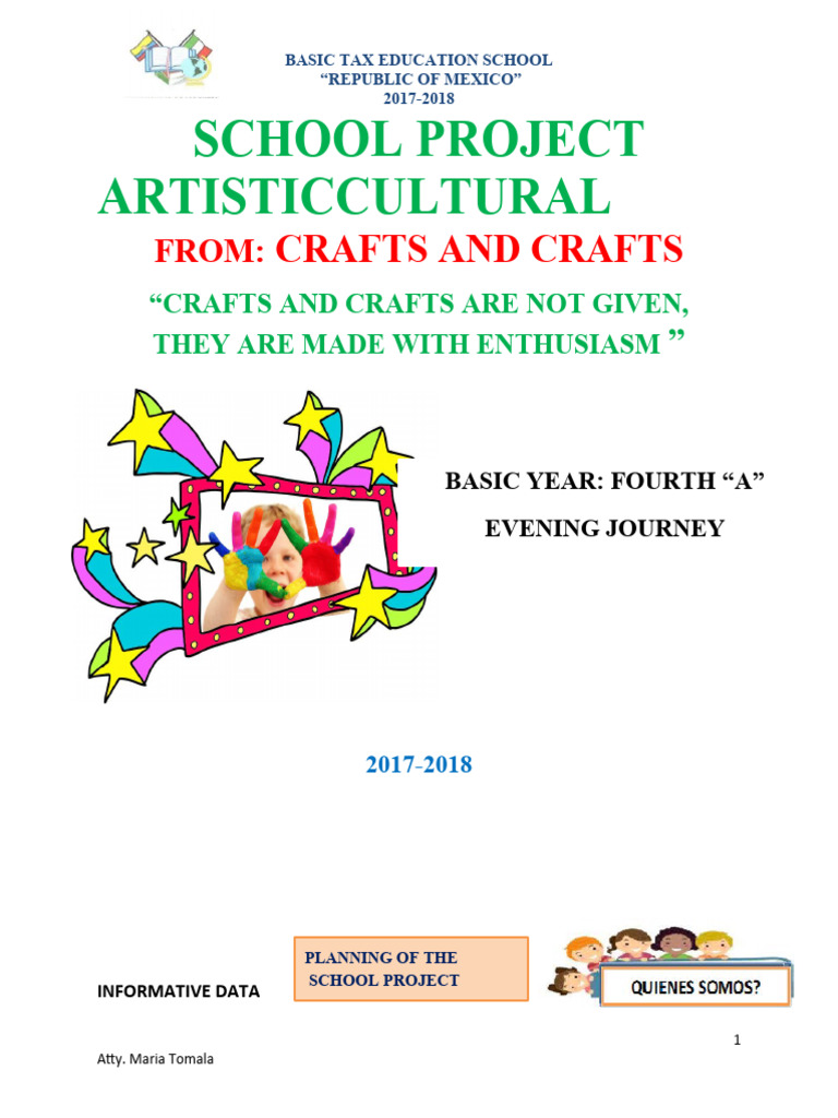 Crafts Project for Student Development | PDF | Learning | Crafts
