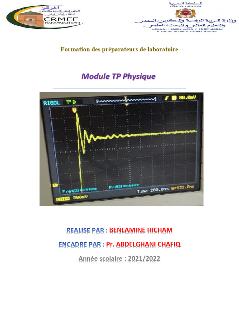 Module TP Physique - 1 | PDF | Redresseur | Résistance (électricité)