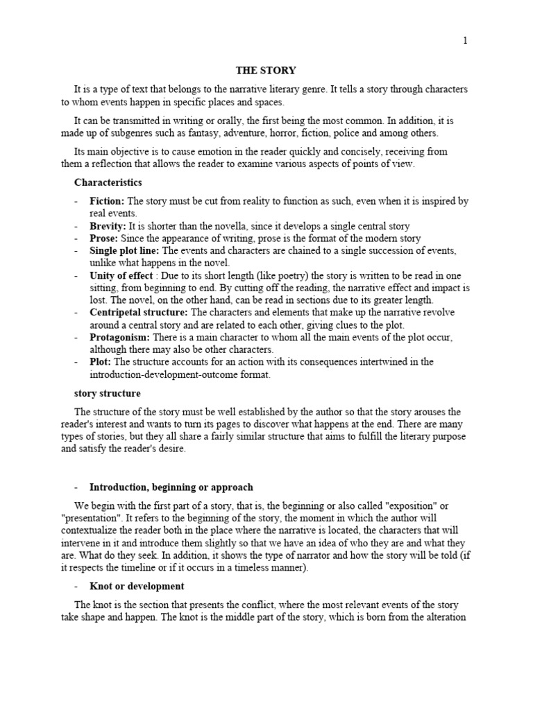 The Essay And The Story Pdf Narration Essays