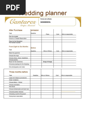 Wedding planner