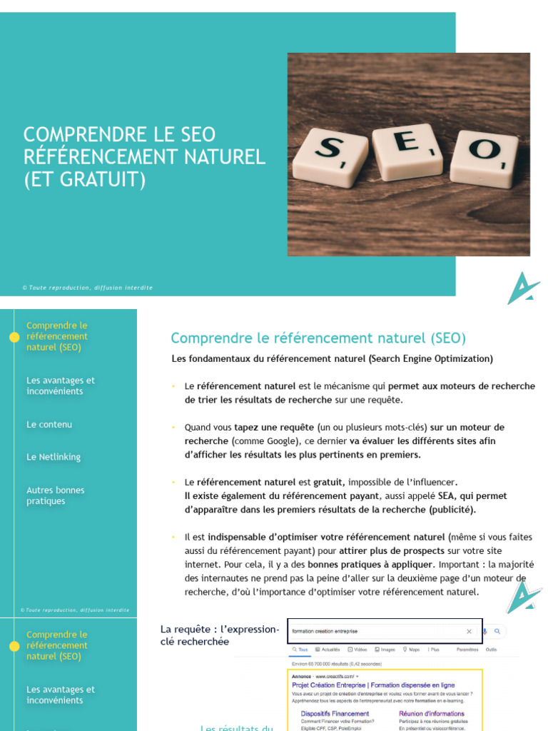 Comprendre Le Seo Référencement Naturel (Et Gratuit) : Toute ...