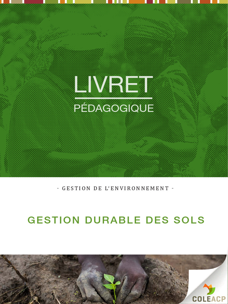 Gestion durable des sols : Manuel pédagogique | PDF | Sol (pédologie ...
