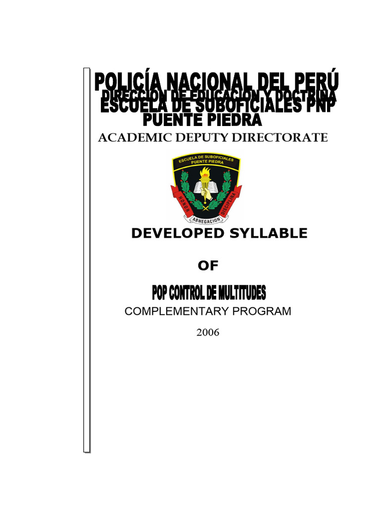 PNP Crowd Control | PDF | Civil Disorder | Human Rights