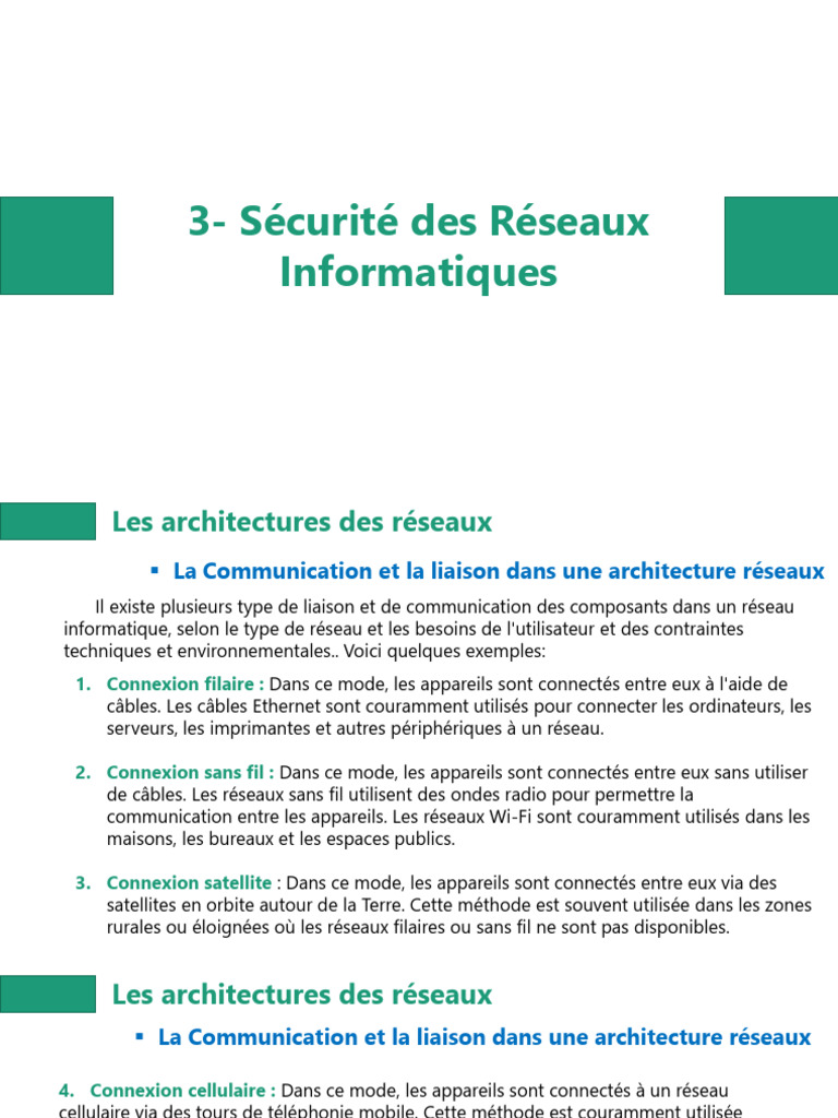 Sécurité des Réseaux Informatiques et VLAN | PDF | Cryptage | Public ...