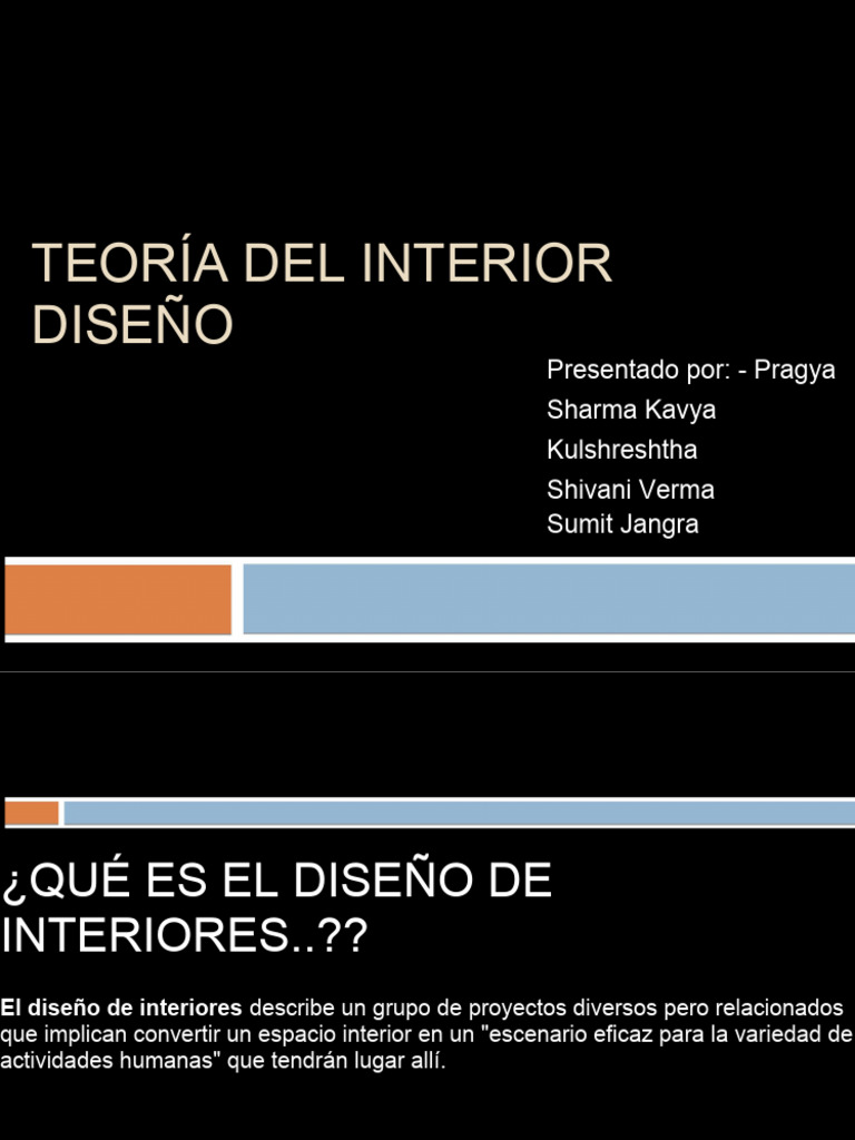 Importancia y Elementos del Diseño Interior | PDF | Diseño | Diseño de ...