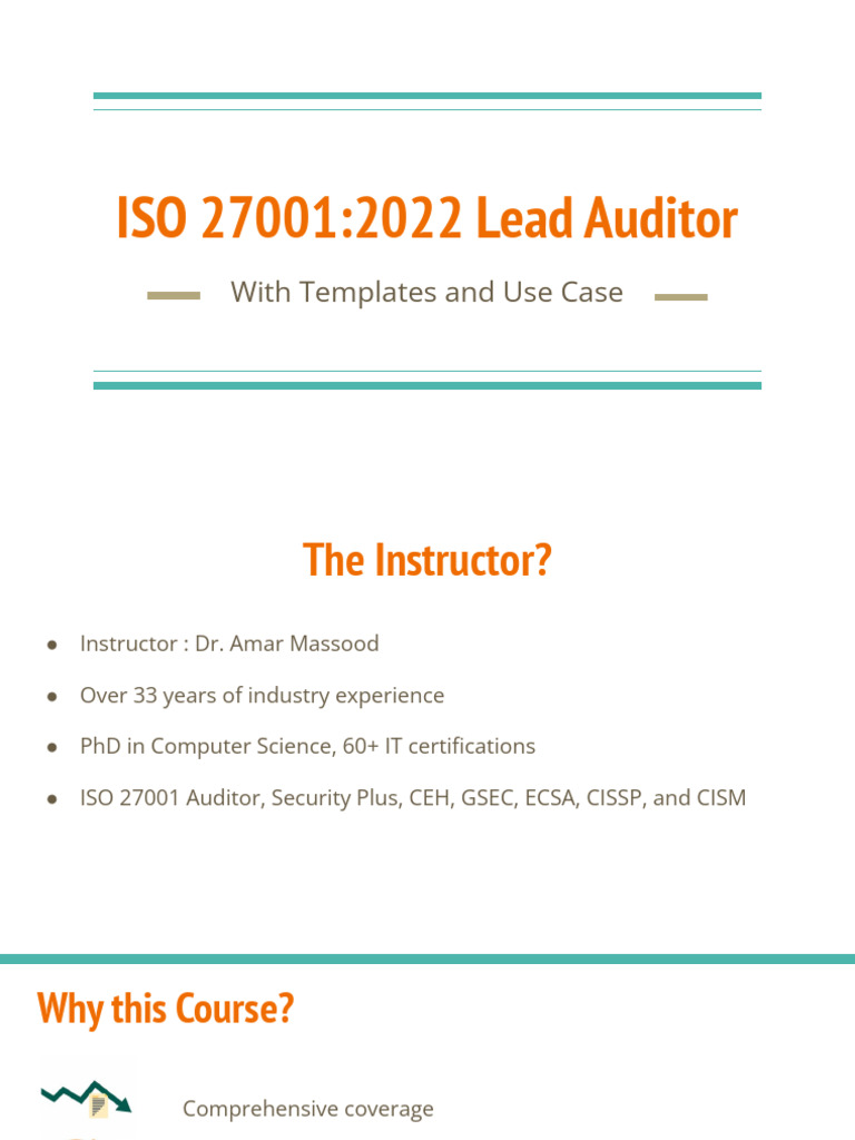ISO+27001 2022+Lead+Auditor-2 | PDF | Information Security | Security