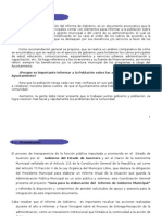 Guia para La Eleboracion Del Informe de Gobierno