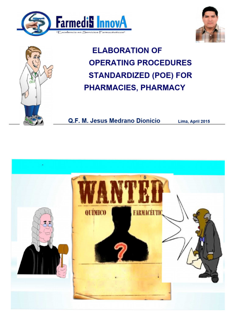 Standardized Operating Procedures for Pharmacies | PDF | Pharmacist ...