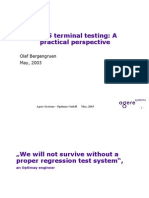 UMTS Terminal Testing: A Practical Perspective