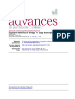 Cognitive-Behavioural Therapy For Body Dysmorphic Disorder: 2001, 7:125-132. David Veale