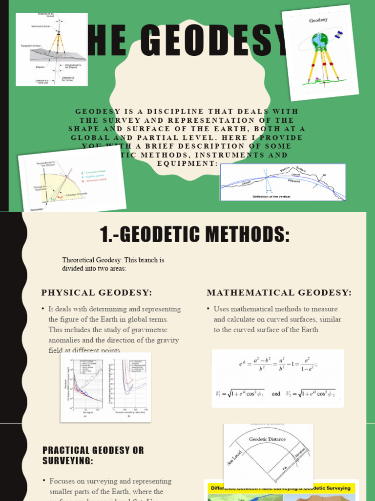 Understanding Geodesy and Its Methods | PDF | Teaching Methods ...