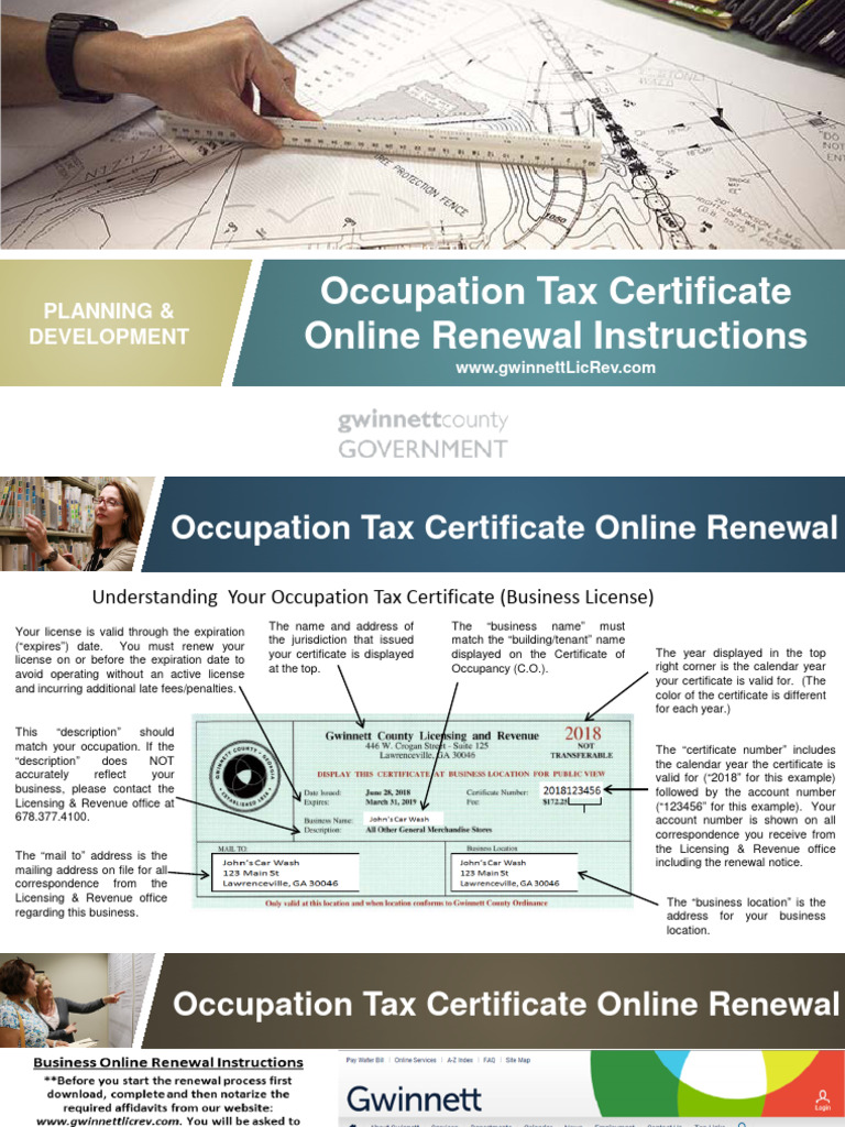 GA License Download Free PDF Taxes Revenue