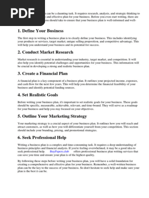 What to Do Before You Write a Business Plan
