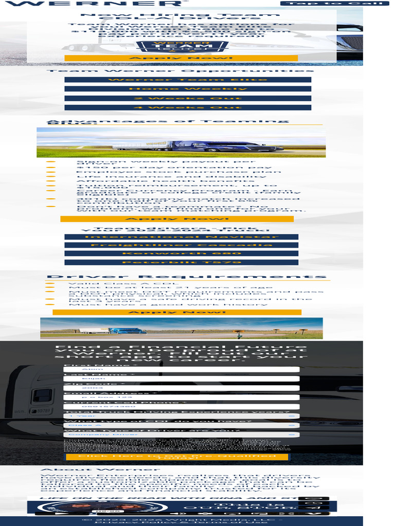 Werner Enterprises Is Hiring Drivers Pdf