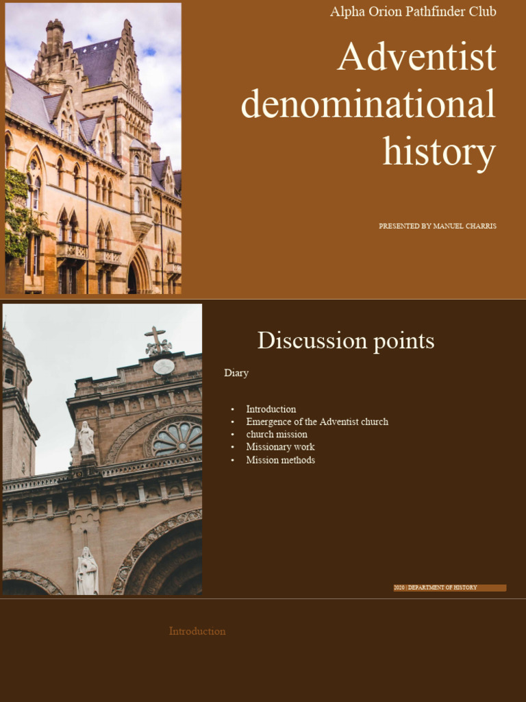 Adventist Denominational History Pdf Seventh Day Adventist Church