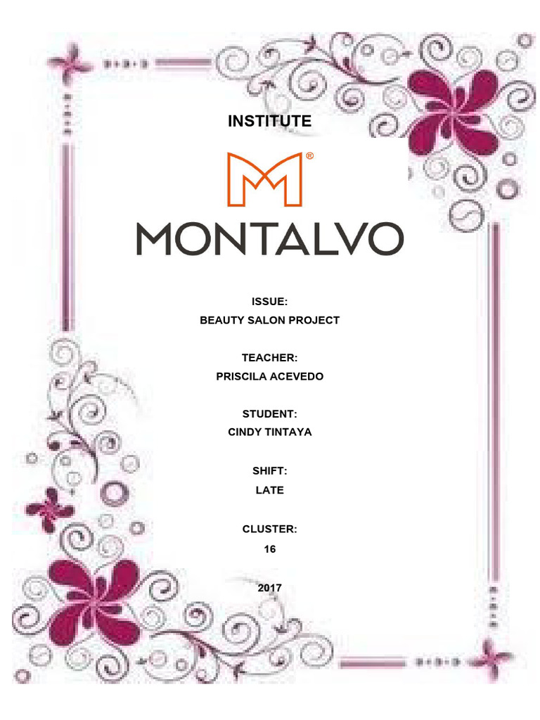 Beauty Salon Project | PDF