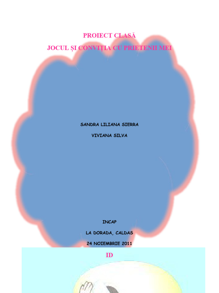 Proiect Preșcolar | PDF