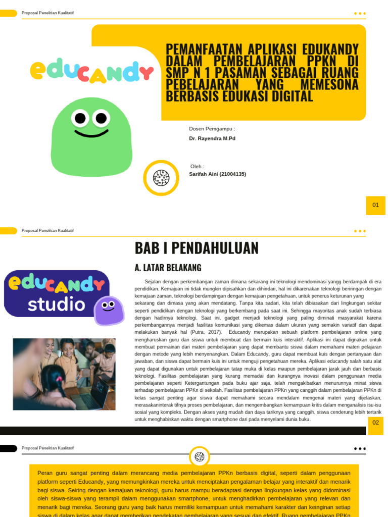 Pemanfaatan Educandy dalam PPKn SMP | PDF