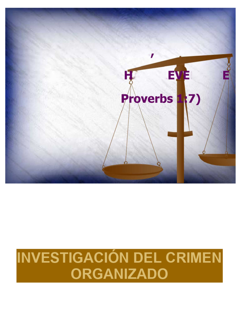 Tipos y Efectos del Crimen Organizado | PDF | Mafia | Trata de personas