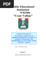 SHS Science Laboratory Project Proposal | PDF | Laboratories | Teachers