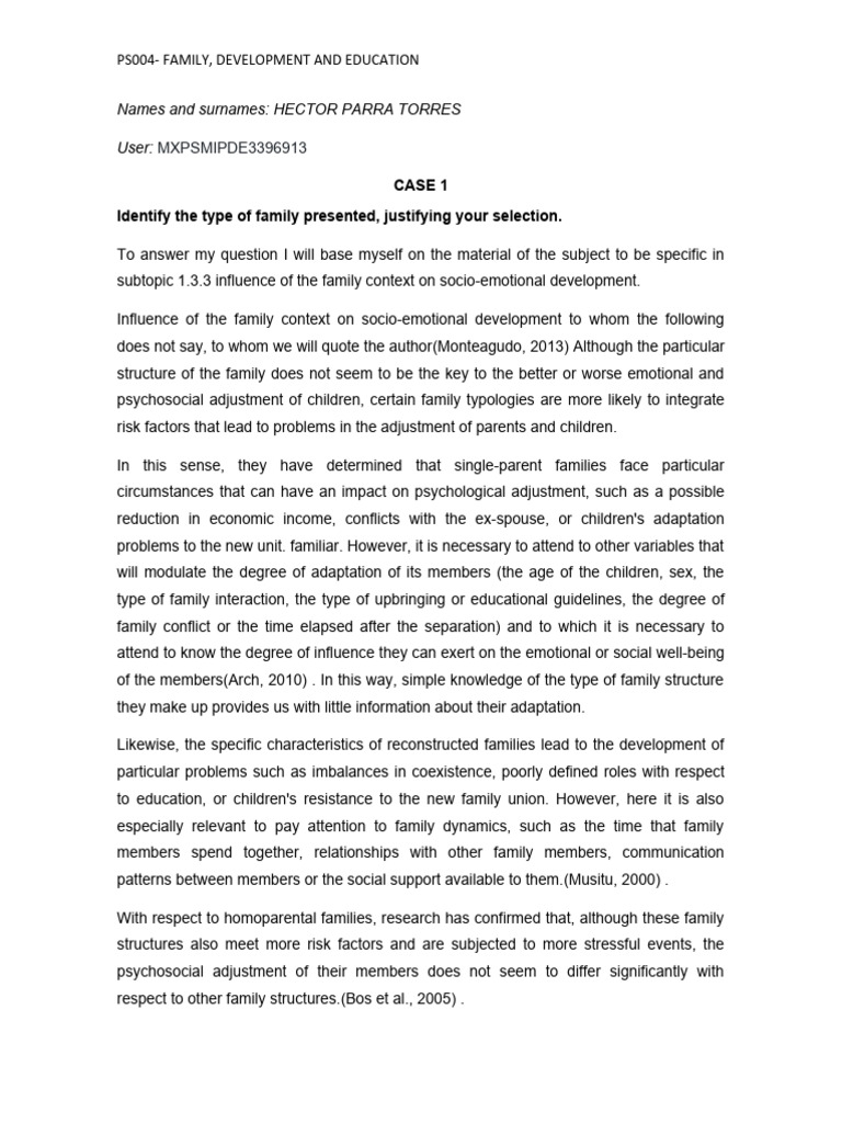 Family Impact on Child Development | PDF | Family | Communication