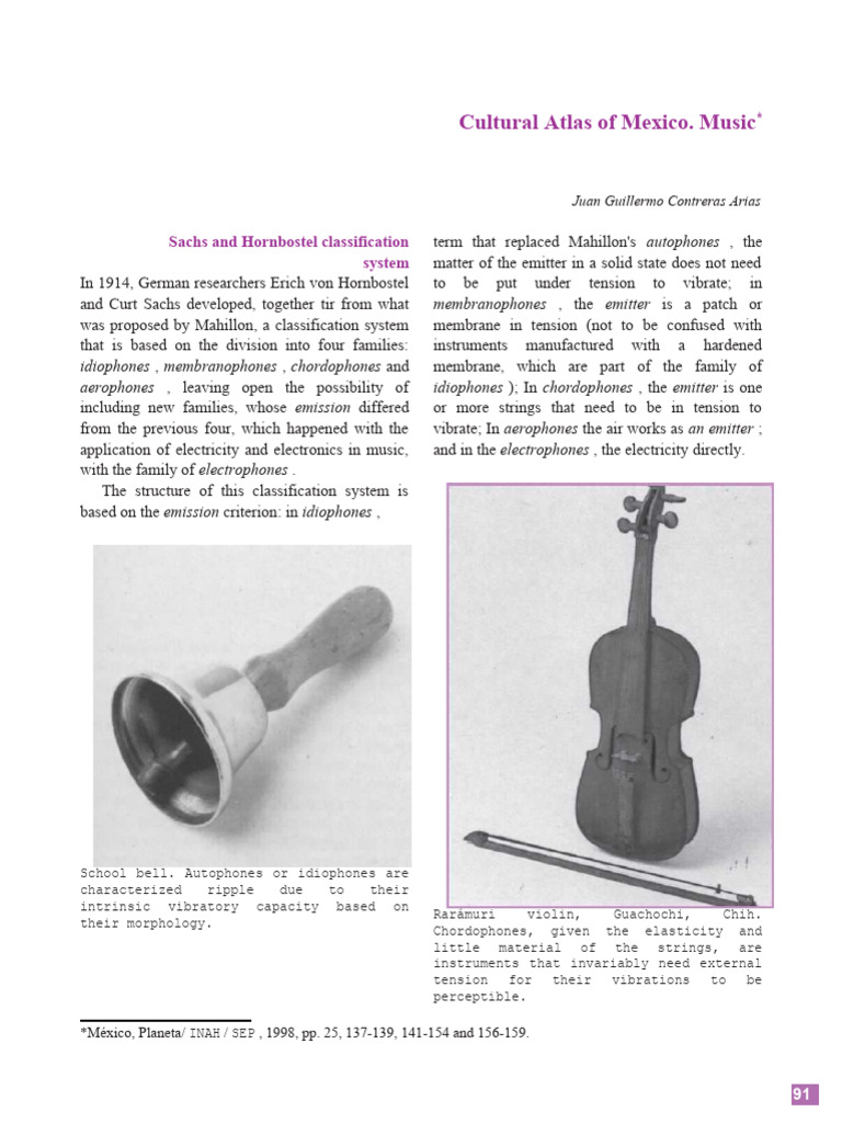 Cultural Atlas of Mexico - Music | PDF | String Instruments | Musical ...