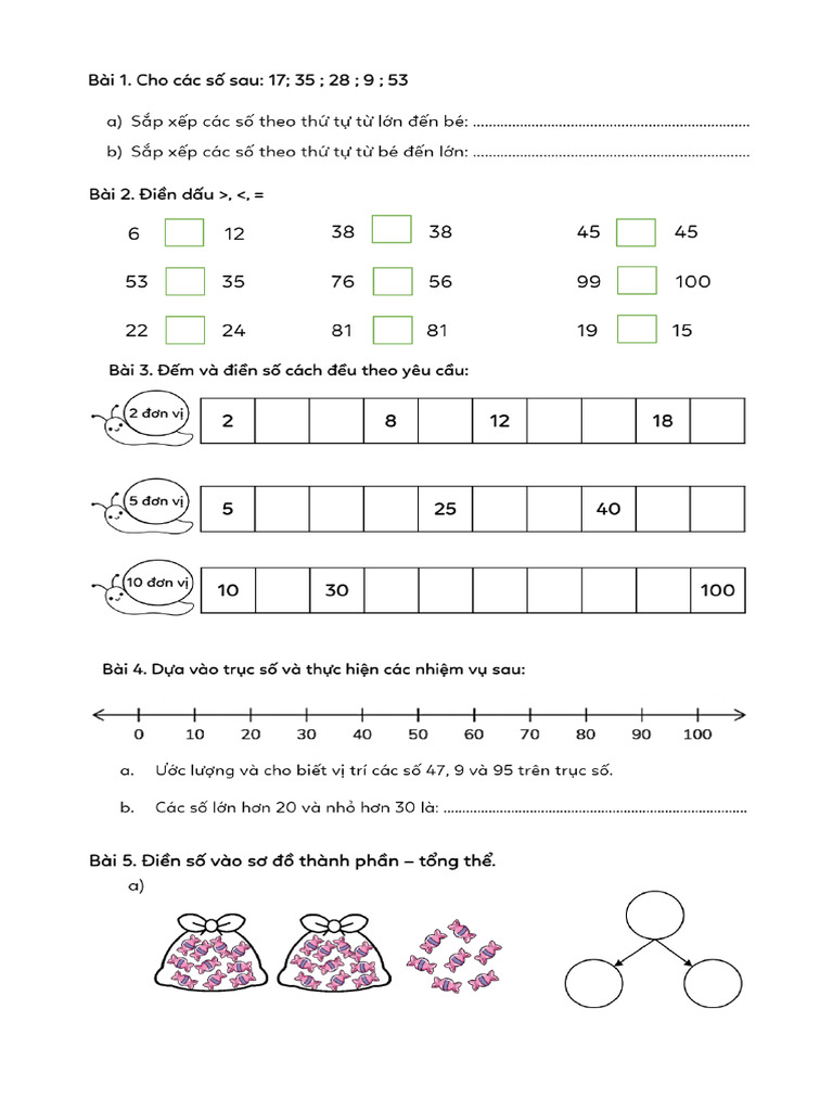ĐỀ KTRA LỚP 1 số 2 | PDF