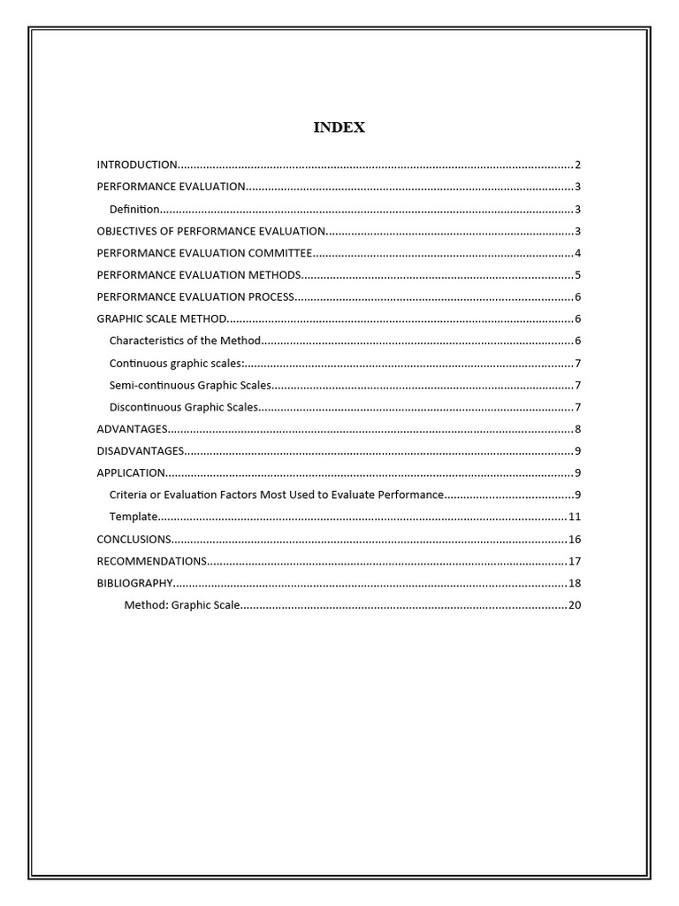 Graphic scale pdf performance appraisal evaluation