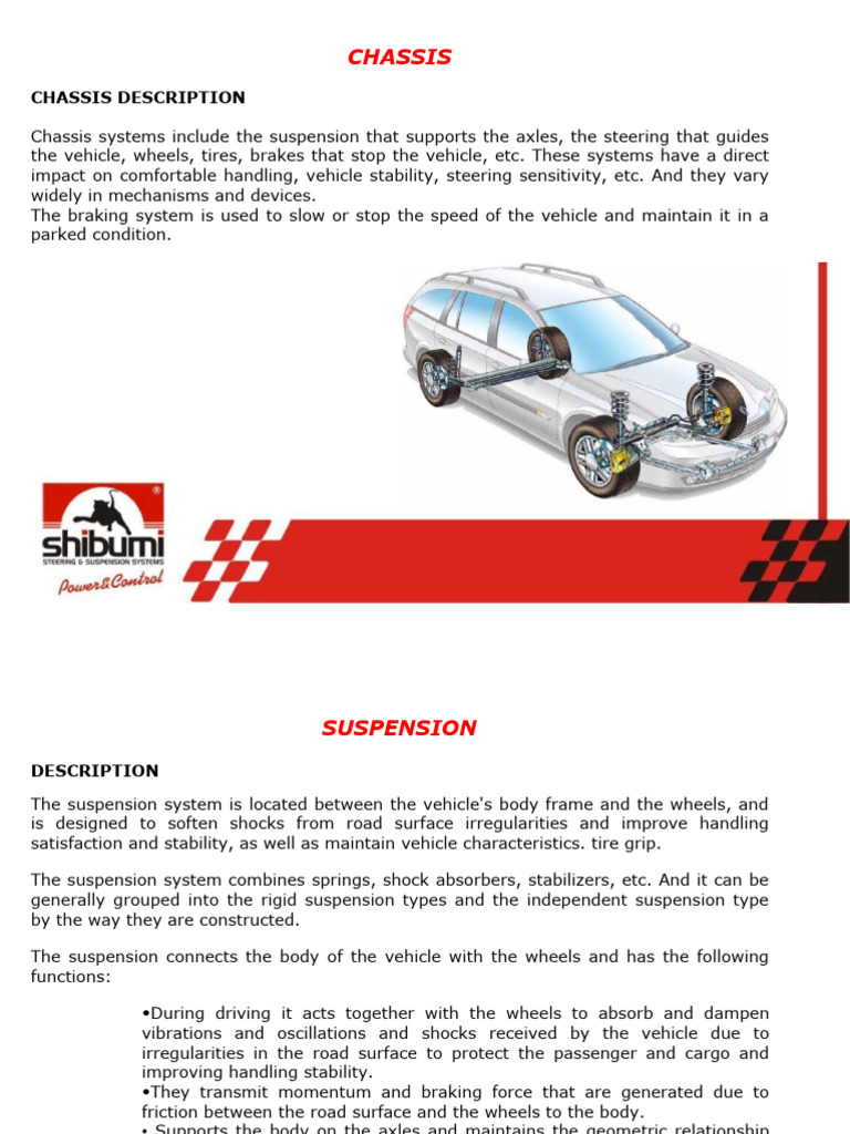 Suspension And Steering Pdf Steering Axle