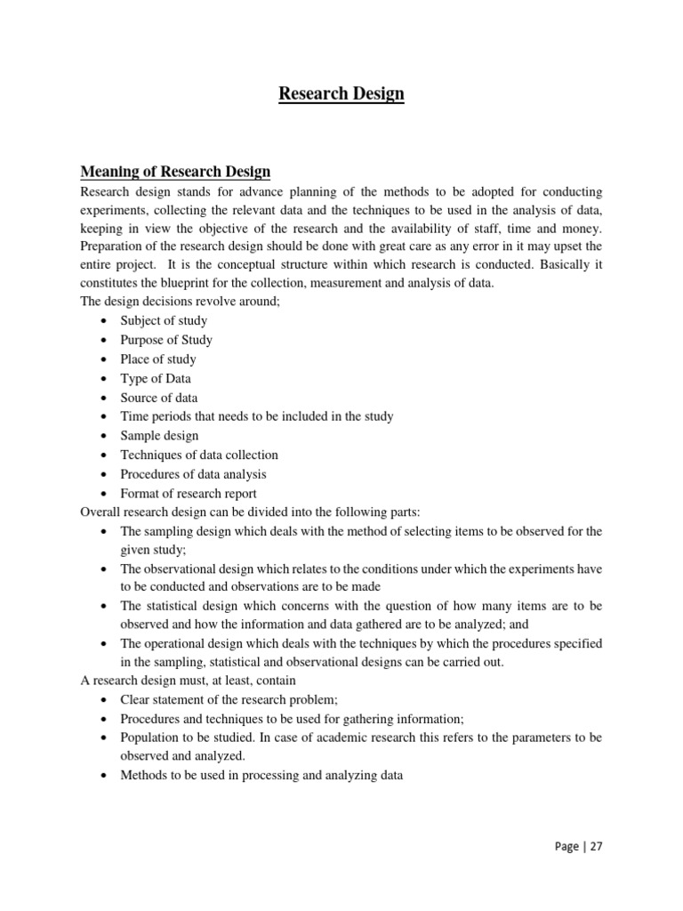 Understanding Research Design Essentials | PDF | Dependent And ...