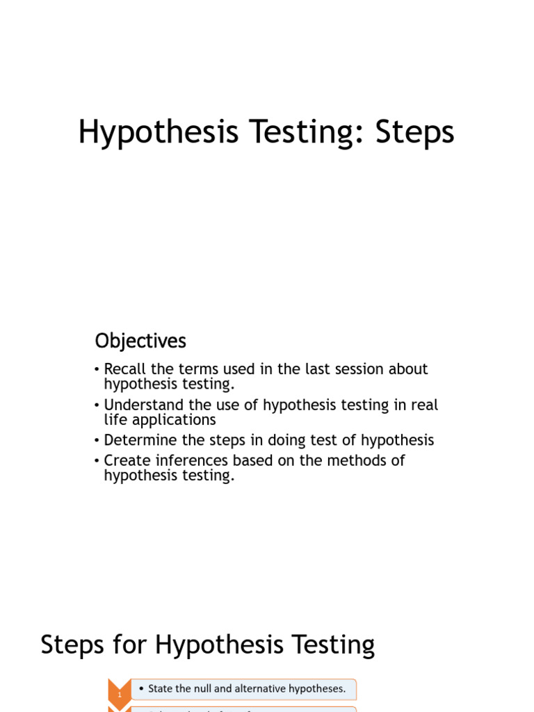 Hypothesis Testing Presentation | PDF | Statistical Hypothesis Testing ...