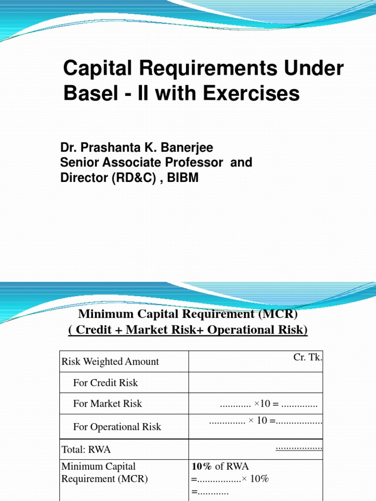 Basel II Capital Requirements Explained | PDF