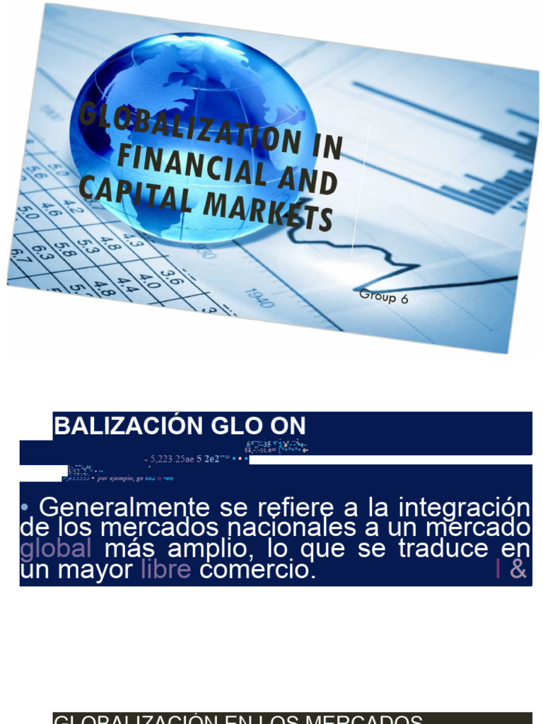 Globalización en El Mercado Financiero y de Capitales (Grupo 6) | PDF ...