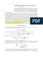 Free-Free Bremsstrahlung Radiation