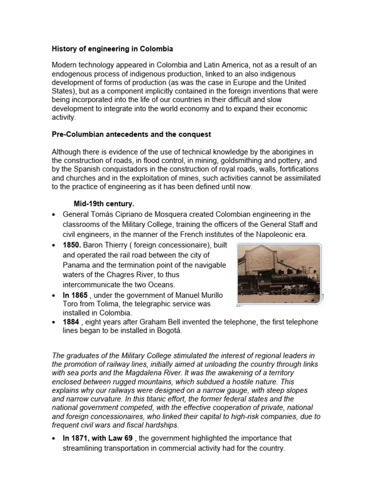 Colombian Engineering Innovations | PDF | Colombia | Engineering