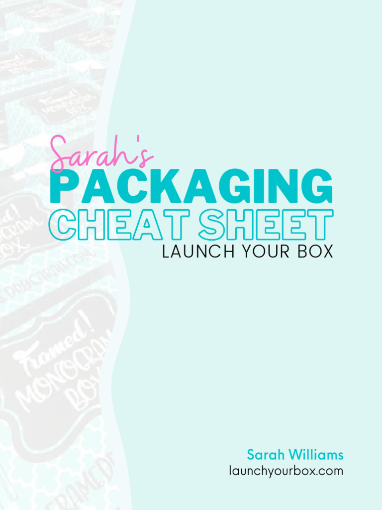 Custom Packaging Guide by Sarah | PDF | Brand | Packaging And Labeling