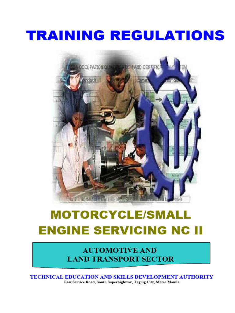 TR-Motorcycle Small Engine Servicing NC II | PDF | Occupational Safety ...