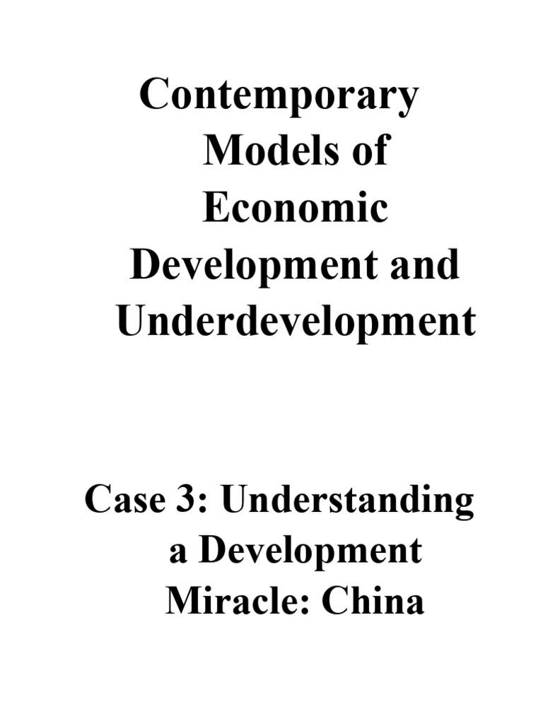 Canoog Case 3 | PDF | Economic Growth | China