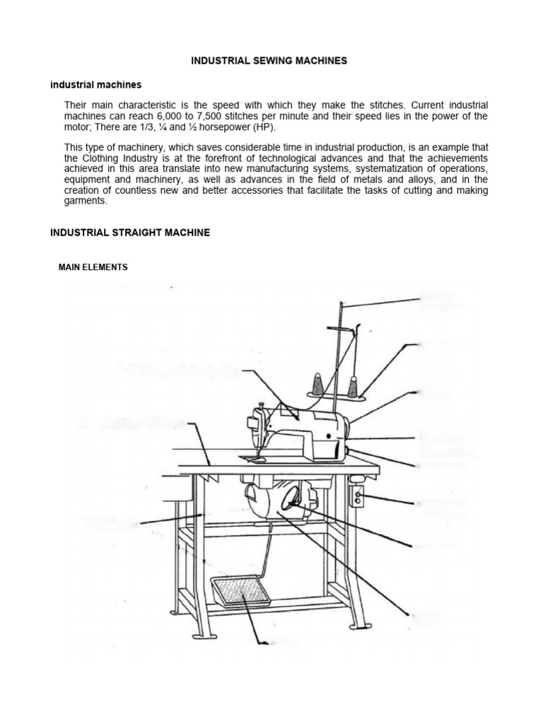 Industrial Machines PDF | Download Free PDF | Sewing Machine ...