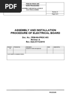 Electrical Panel Installation Guidelines | PDF | Switch | Safety