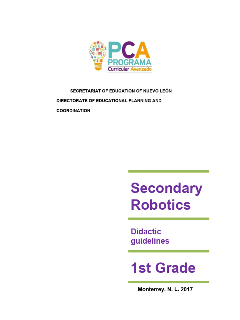 1 Robotics Secondary School | PDF | Electrical Resistance And ...