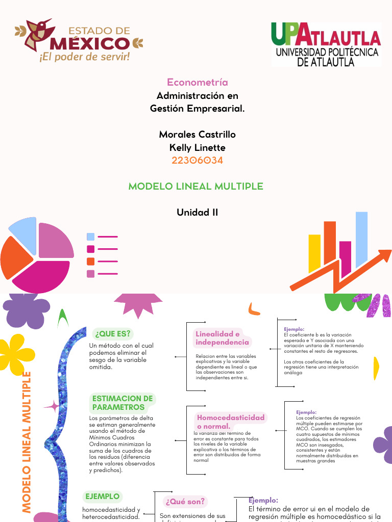 Modelo Lineal de Multiple | PDF | Análisis de regresión | Mínimos ...