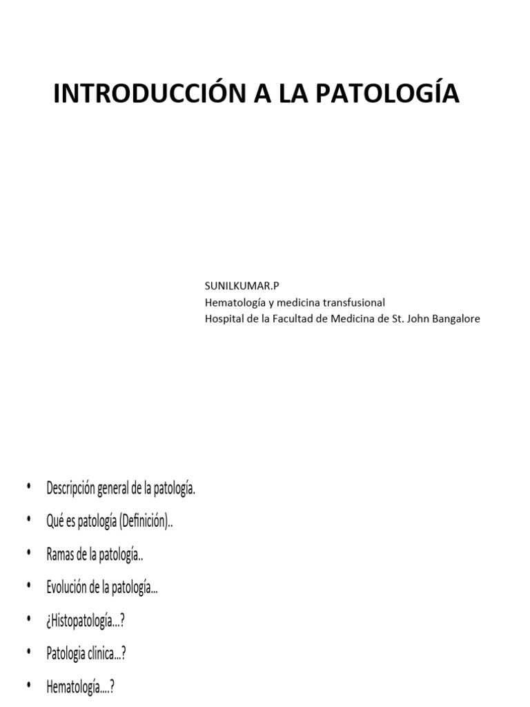 introducci-n-a-la-patolog-a-sunilkumar-p-hematolog-a-y-medicina