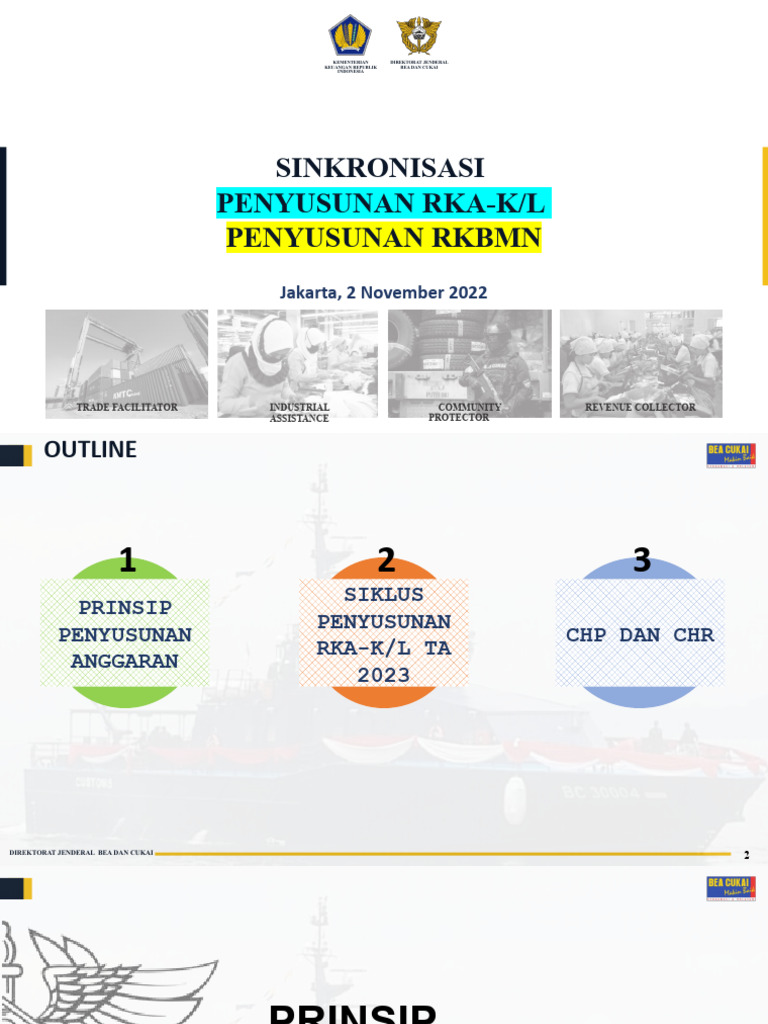 Siklus Penyusunan Anggaran RKA-K/L 2023 | PDF