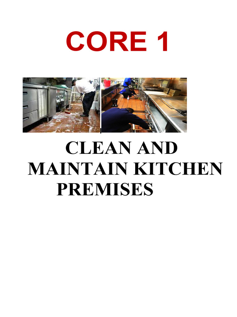Core 1 pdf dishwasher disinfectant