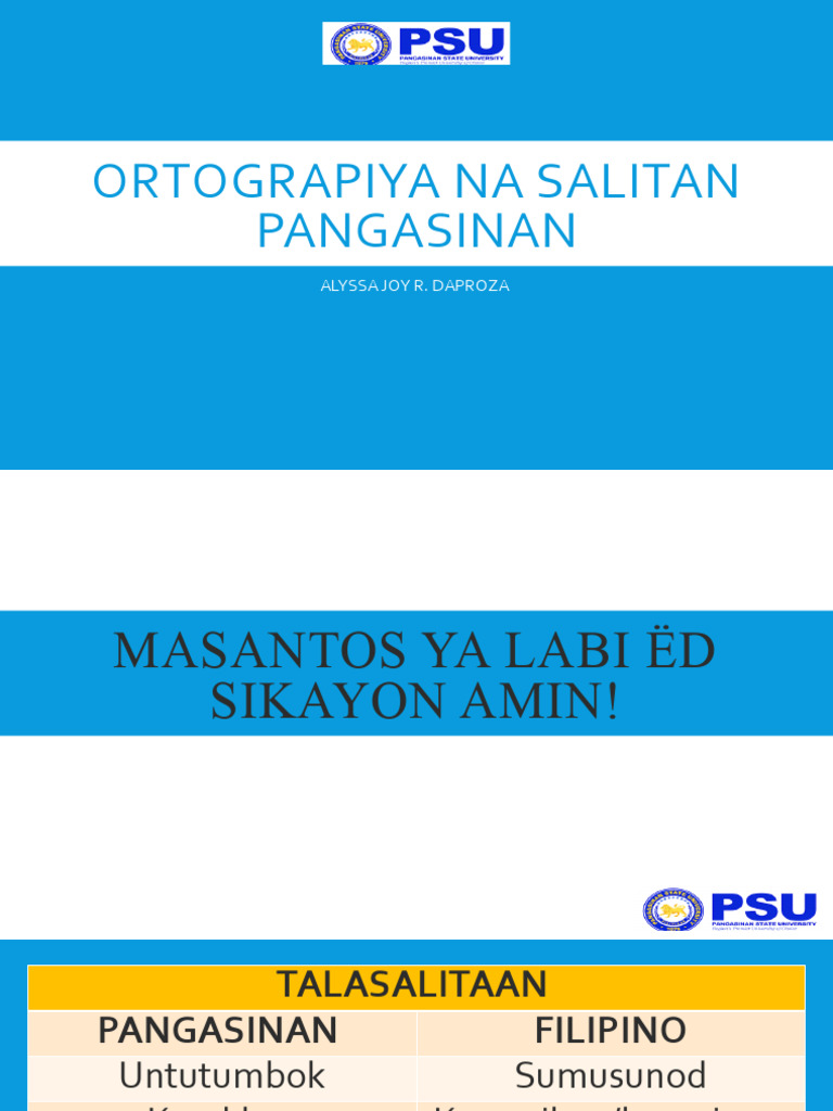 Wikang Rehiyonal Report | PDF