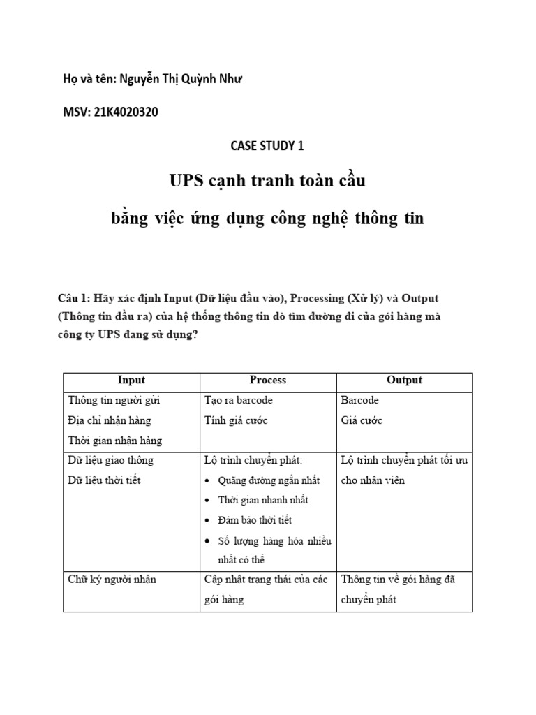 Bài Case Study 2 Pdf