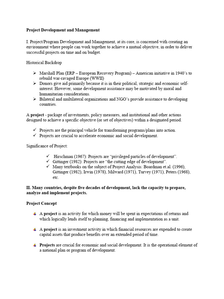 Project Evaluation and Management Guide | PDF | Project Management ...