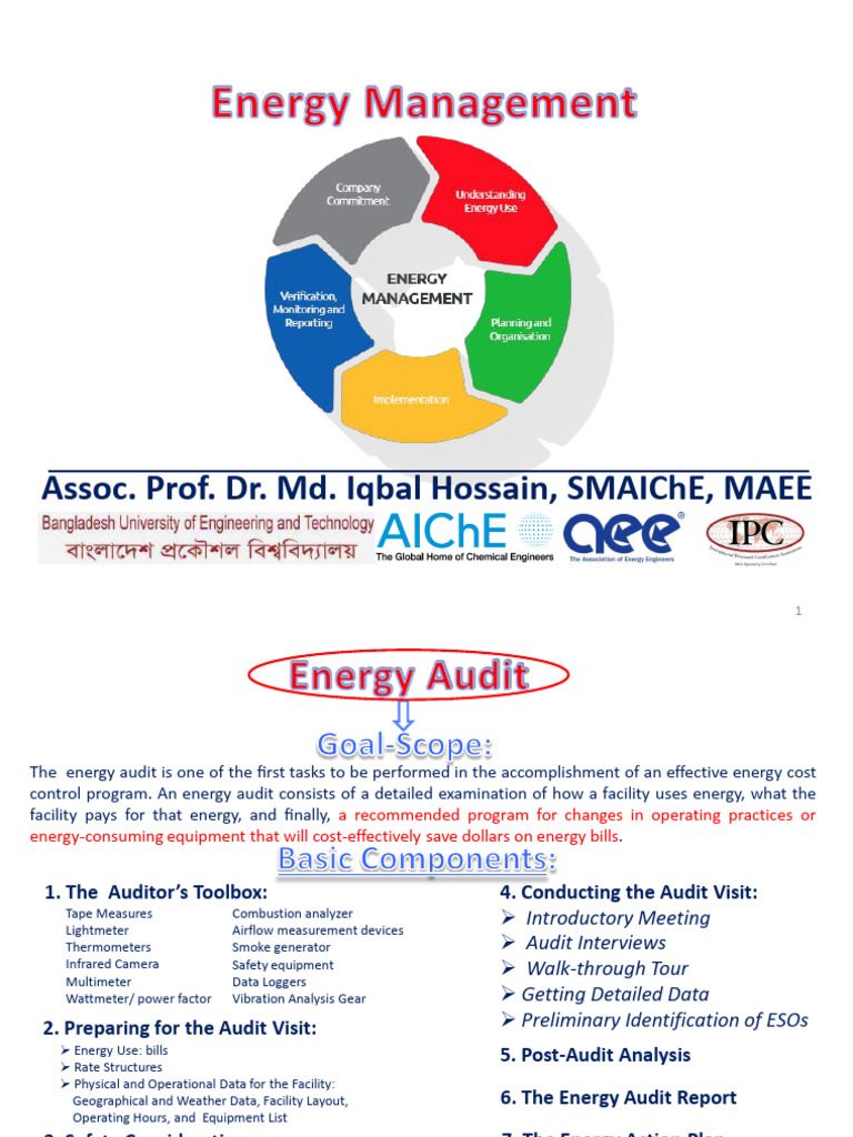 Energy Audit and Management Guide | PDF | Energy Management | Efficient ...